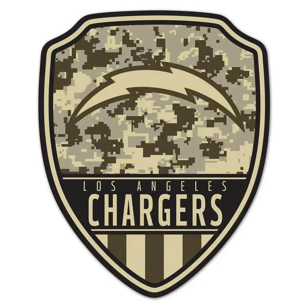 Los Angeles Chargers Wood Sign 11x14 Shield Shape Decor - ToylandEU™