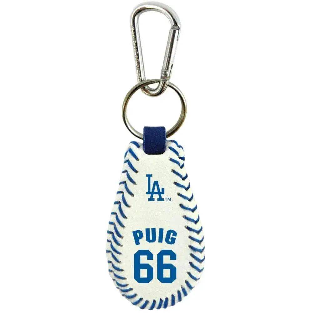 Los Angeles Dodgers Keychain Color Baseball Yasiel Puig - ToylandEU™