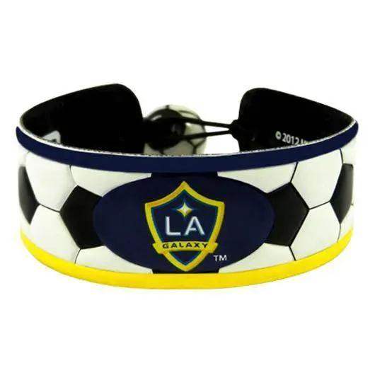 Los Angeles Galaxy Leather Soccer Bracelet For Kids - ToylandEU