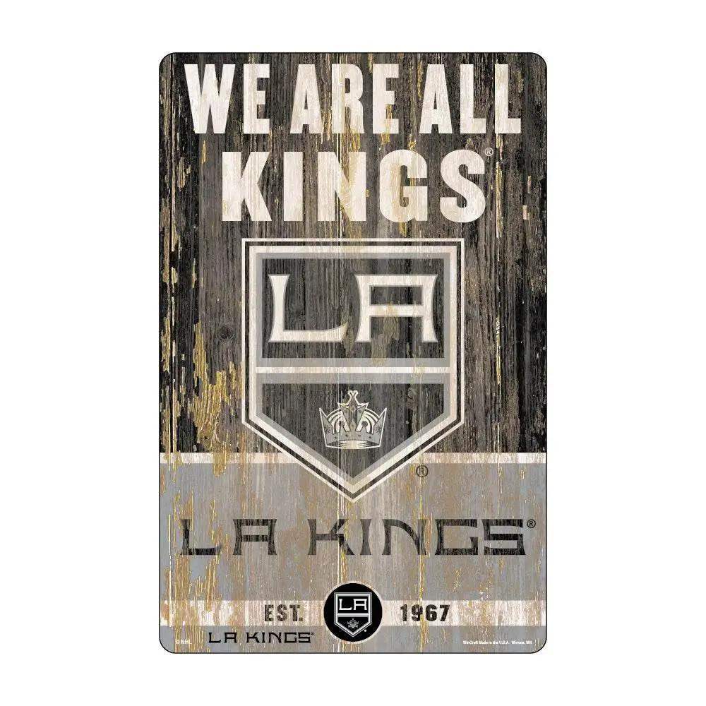 Los Angeles Kings 11x17 Wood Slogan Sign For Wall Decor - ToylandEU™