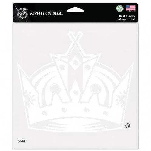 Los Angeles Kings 8x8 Vinyl Decal White Perfect Cut Sticker - ToylandEU™
