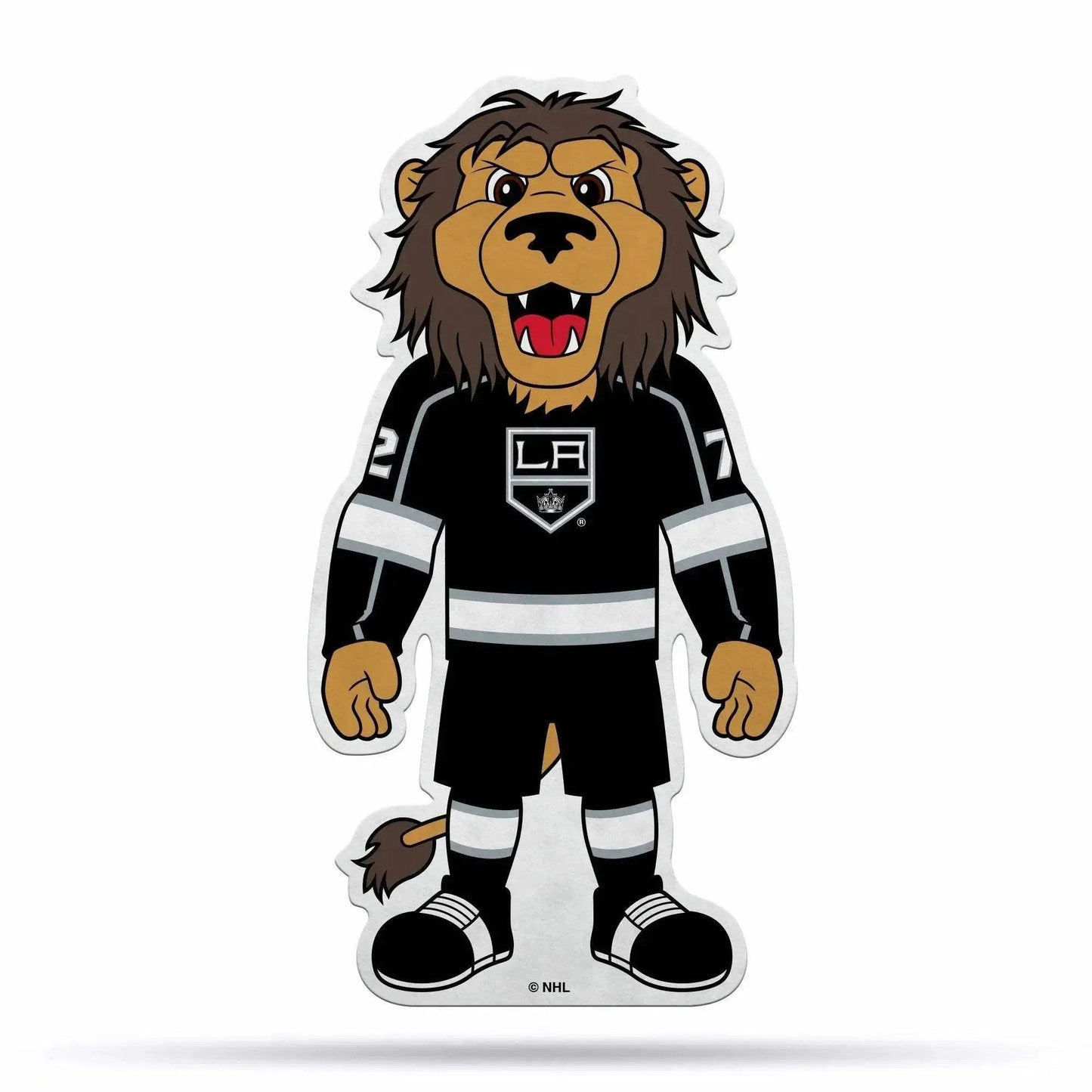 Los Angeles Kings Pennant Shape Cut Mascot Design Flag - ToylandEU™
