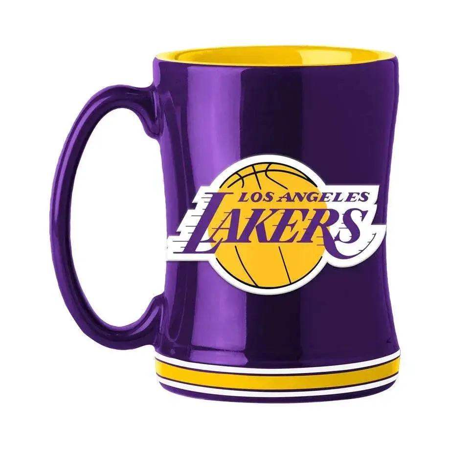Los Angeles Lakers 14oz Sculpted Relief Coffee Mug Colorful - ToylandEU™