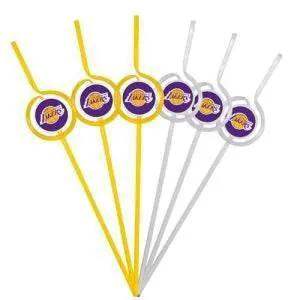 Los Angeles Lakers Team Sipper Straws 6 Pack BPA Free - ToylandEU™