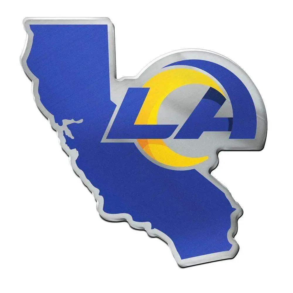 Los Angeles Rams Acrylic Auto Emblem State Shape Official - ToylandEU™