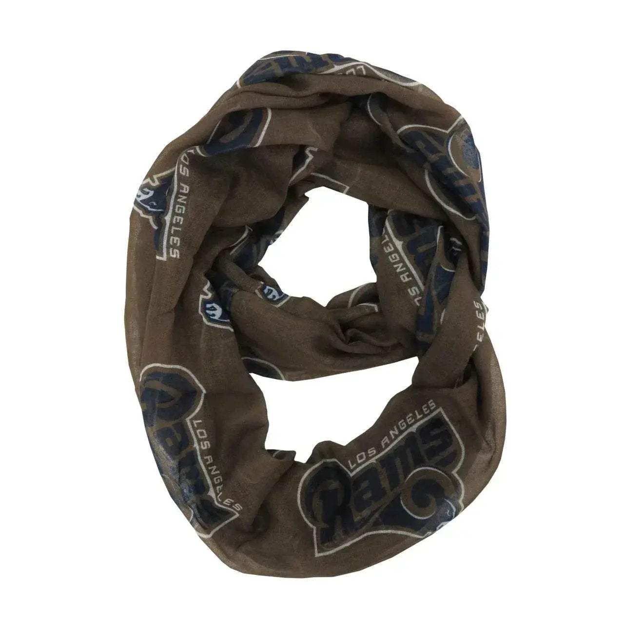 Los Angeles Rams Infinity Style Scarf Alternate Logo Print - ToylandEU™