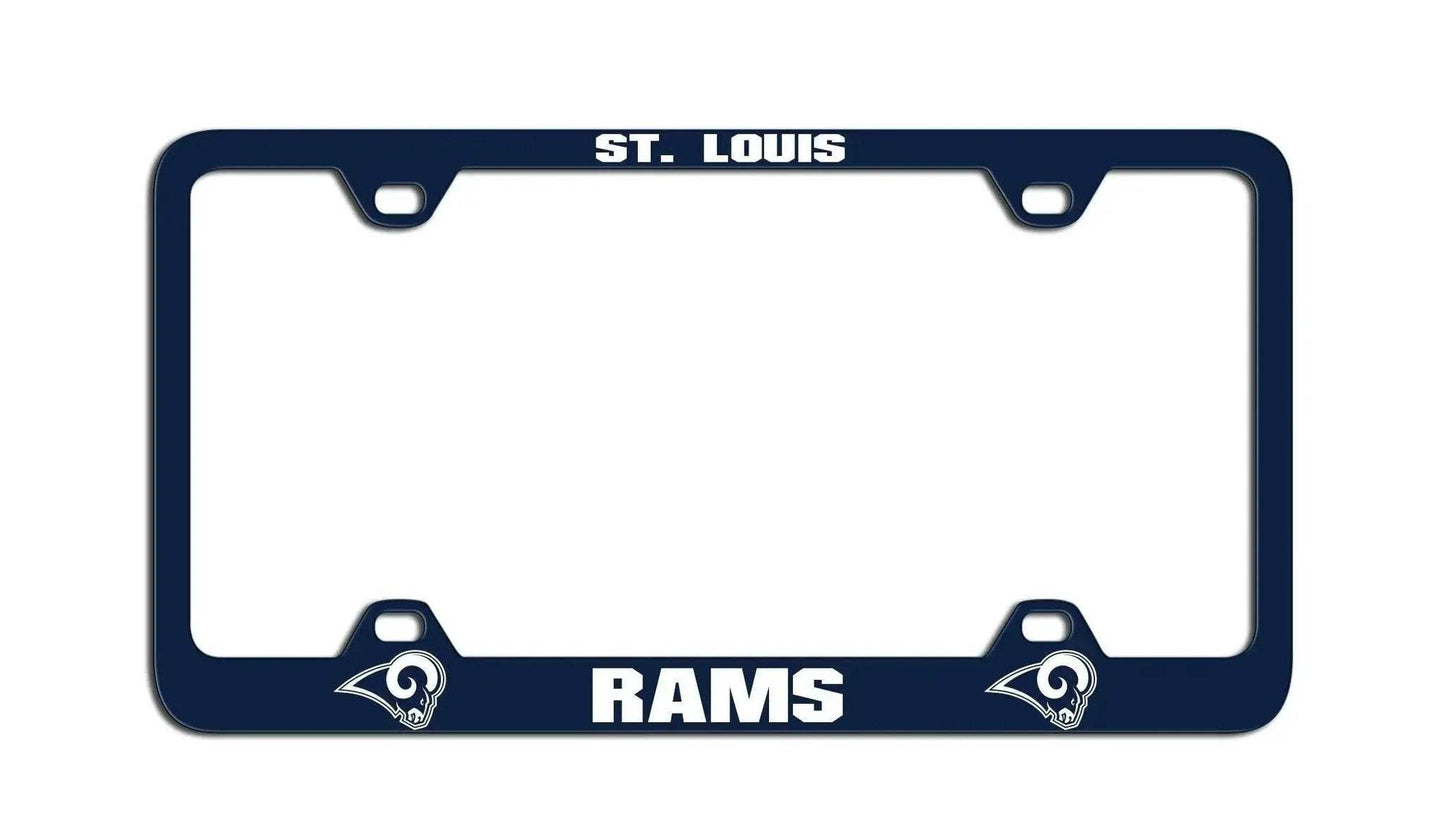 Los Angeles Rams License Plate Frame Laser Cut Blue - ToylandEU™