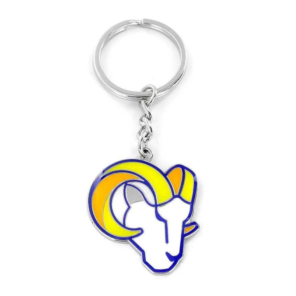 Los Angeles Rams Logo Keychain Durable Metal Split Ring - ToylandEU™