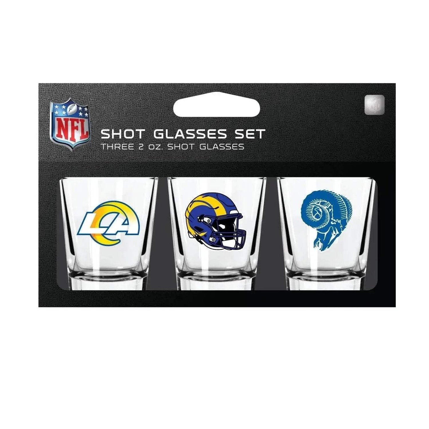 Los Angeles Rams Shot Glass Set 3 Pack Dishwasher Safe - ToylandEU™