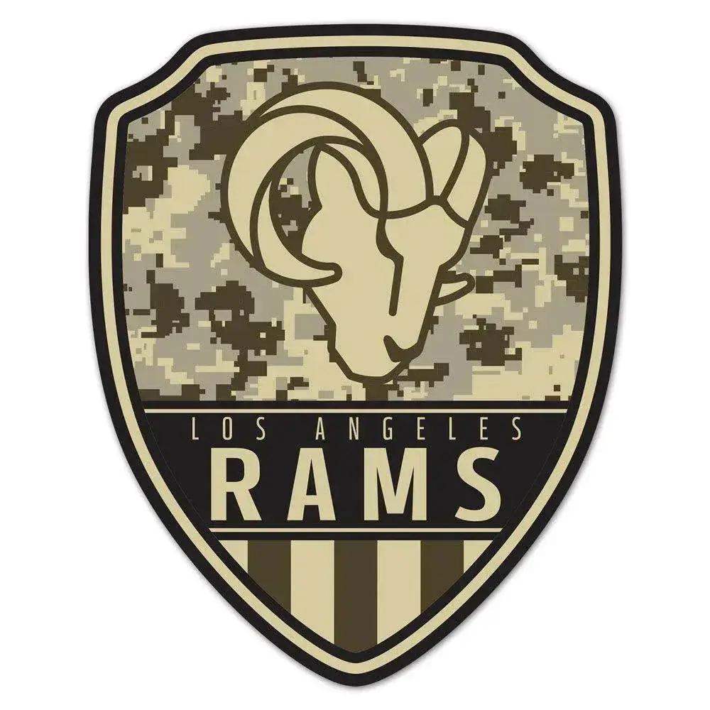Los Angeles Rams Wood Sign Shield Shape 11x14 Indoor Decor - ToylandEU™