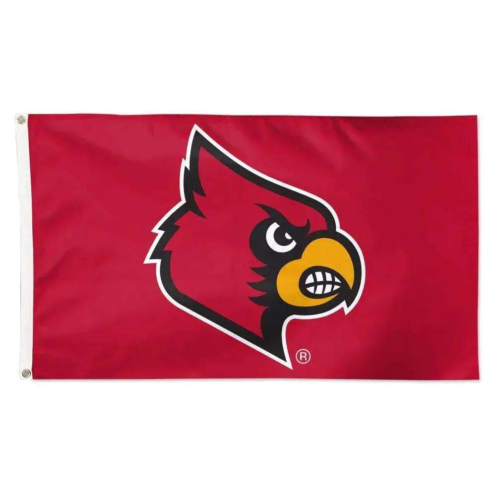 Louisville Cardinals 3x5 Flag Durable Quad Stitched Ends - ToylandEU™