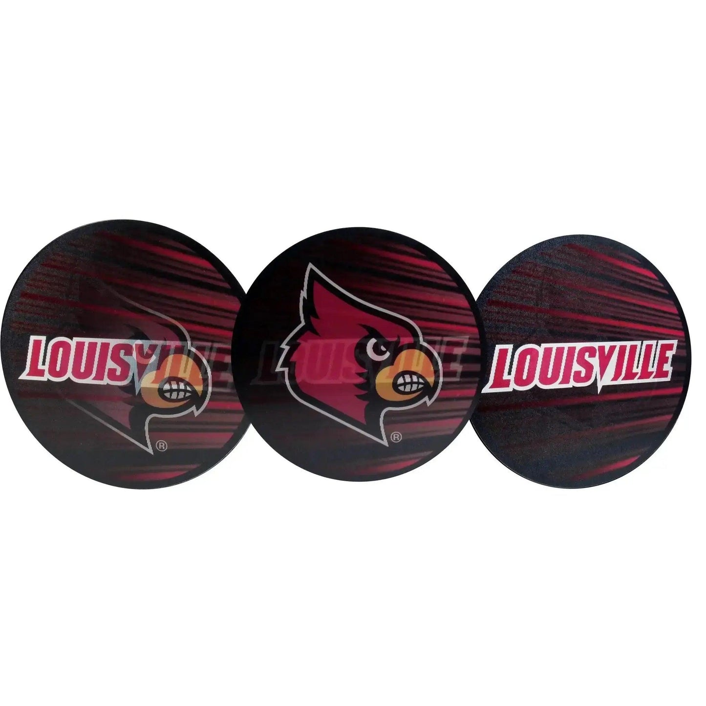 Louisville Cardinals Lenticular Decal Showing Logo Motion - ToylandEU™