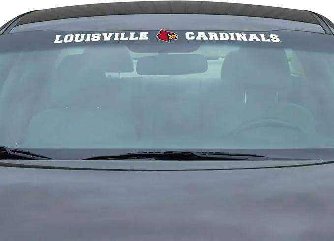 Louisville Cardinals Vinyl Windshield Decal 35x4 Durable - ToylandEU™