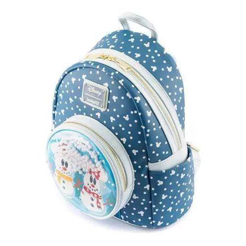 Disney Snow Globe Mini Backpack Collectible Mickey And Minnie - ToylandEU