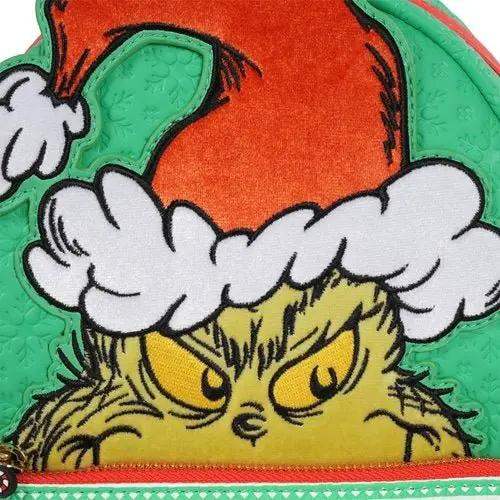 Loungefly How the Grinch Stole Christmas Grinch Christmas Sweater Mini-Backpack - Entertainment Earth Exclusive - ToyShnip