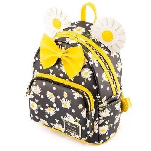 Loungefly Minnie Mouse Daisies Mini Backpack With Adjustable Straps - ToylandEU