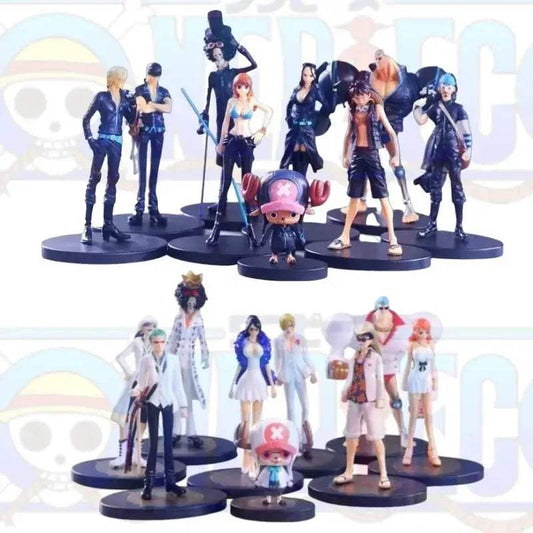 Luffy Zoro Sanji Nami Action Figures 9 Piece Set - ToylandEU™