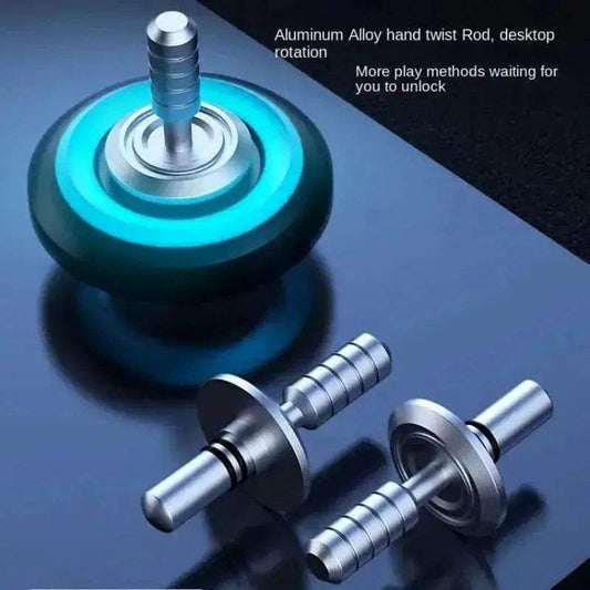 Luminous Fidget Spinner Metal LED Toyland EU - ToylandEU™