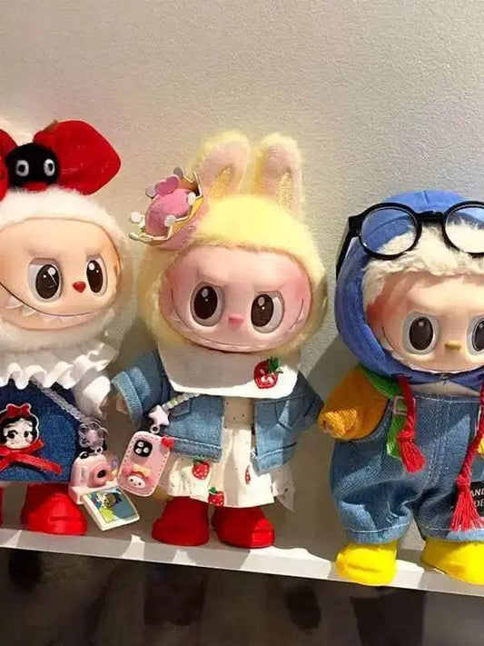 Luxury Mini Labubu Doll Overalls Set for Collectors and Enthusiasts - ToylandEU™