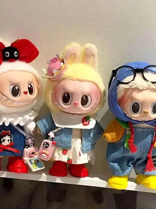 Luxury Mini Labubu Doll Overalls Set for Collectors and Enthusiasts - ToylandEU™