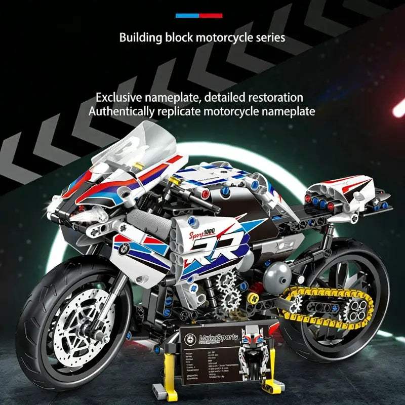 M1000RR Motorcycle Building Blocks Educational Toy Kit - ToylandEU™