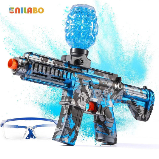 M416 Electric Ball Blaster Toy Gun High Speed Metallic Finish Rechargeable Halloween Thanksgiving Gift Bullets Excluded - ToylandEU