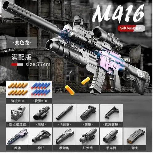 M416 Toy Gun Soft Bullet Suction Cup Children's Rifle - ToylandEU™