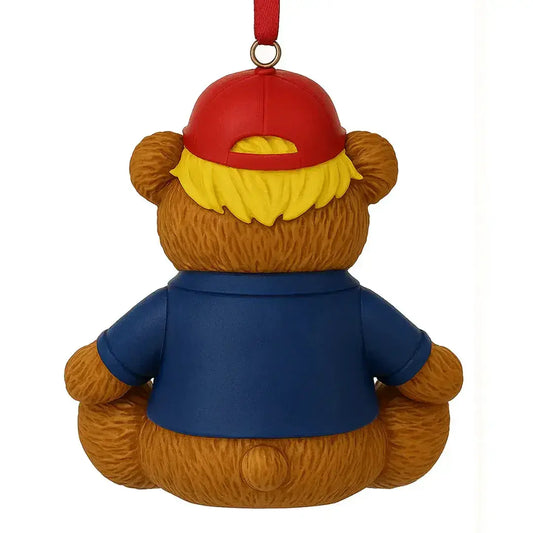 MAGA Bear Ornament Limited Edition Resin Christmas Ornament - ToylandEU™