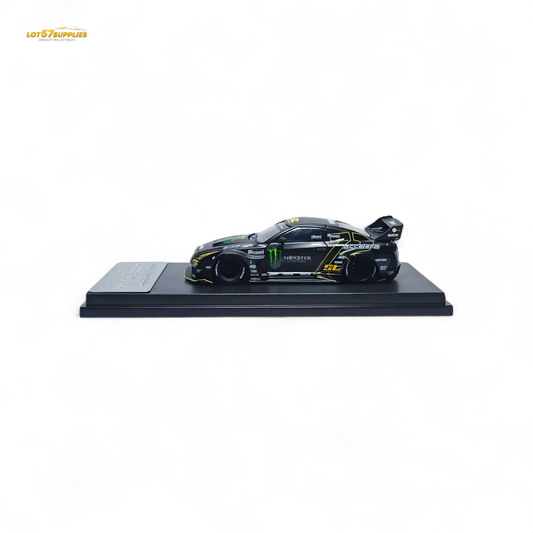 MC Nissan Skyline R35 GTR GT Matte Black Monster 1:64 - ToylandEU™