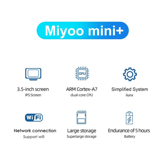 MIYOO Mini Plus Retro Handheld Console IPS Display Pro - ToylandEU™