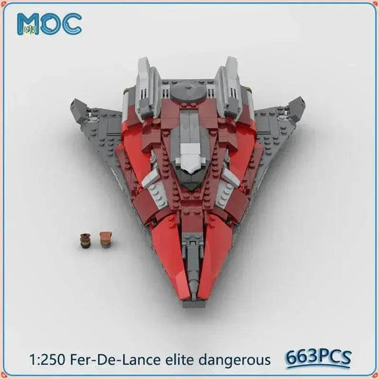 MOC 1:250 Scale Fer-De-Lance Model MOC Building Blocks Toys Building Bricks MOC - ToylandEU™