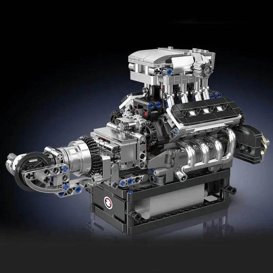 MOC 10206 SuperCar V8 Engine Building Block Set - ToylandEU™
