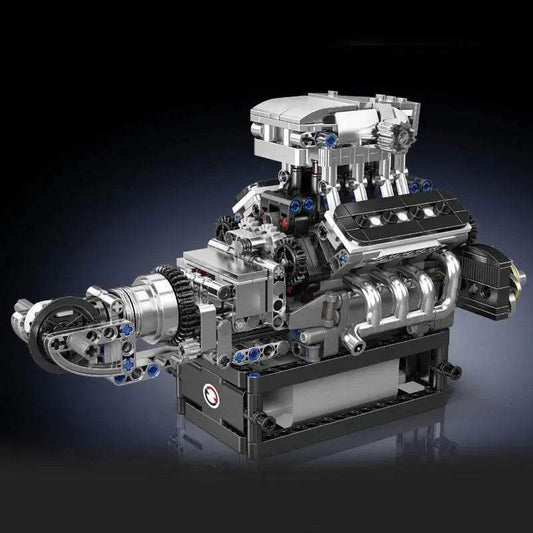 MOC 10206 SuperCar V8 Engine Building Block Set - ToylandEU™