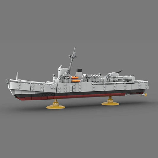 MOC-127569 Destroyer Model Bricks Space Ship Building Blocks Building Bricks MOC - ToylandEU