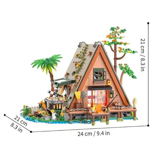 MOC 1486PCS Forest House Building Blocks with LED Light Set - ToylandEU™