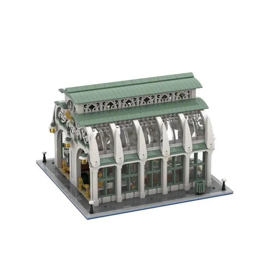 MOC 1558PCS MOC-187445 Market Hall Building Blocks DIY Gift Building Bricks MOC - ToylandEU™