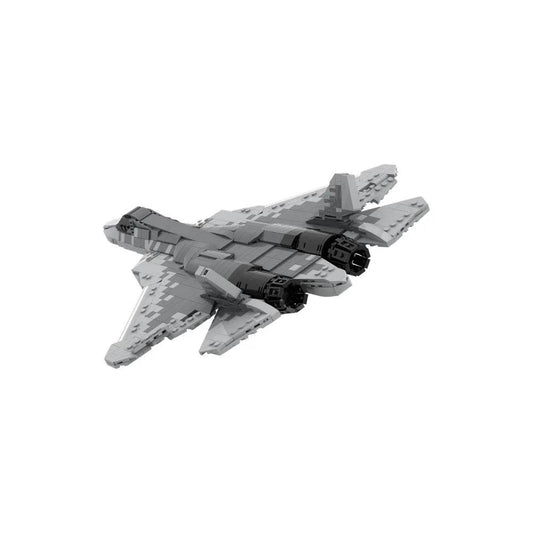 MOC-186106 Su - 57 Felon Fighter Model Building Blocks Building Bricks MOC - ToylandEU