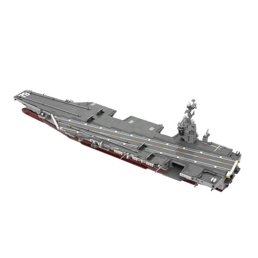 MOC-192566 CVN-78 Battleships Model Building Blocks Gift - ToylandEU