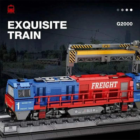 MOC 1980PCS G200 Passenger Train Building Blocks City Transport - ToylandEU™