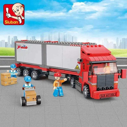 345PCS City Double Container Freight Car Building Blocks - ToylandEU