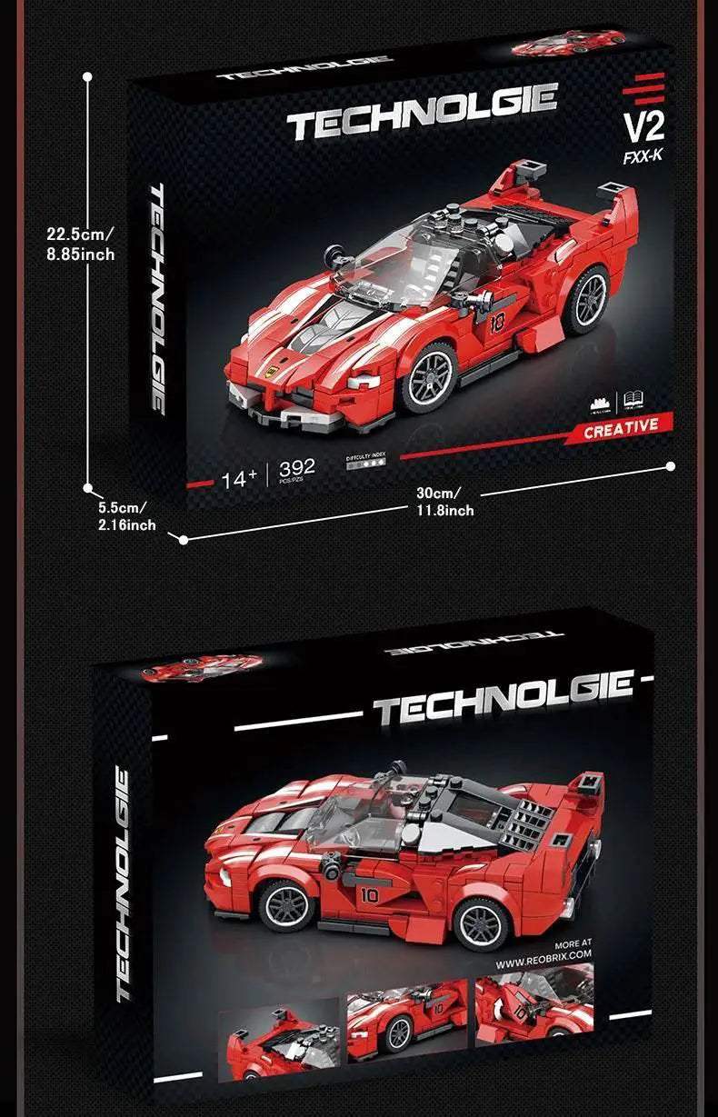 392PCS Sports Car Model Building Blocks DIY Assembly Toys - ToylandEU