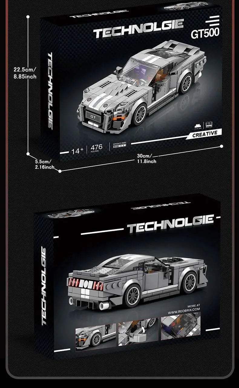 476PCS Sports Car Building Blocks City Speed Classic Champion - ToylandEU