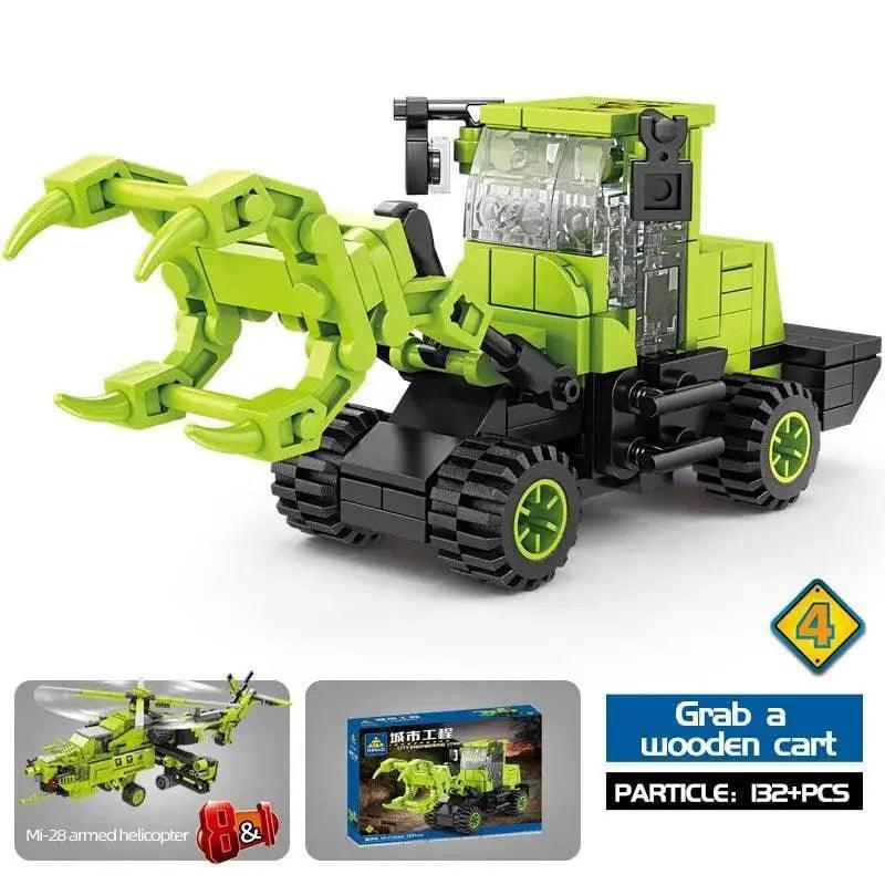 MOC 8 In 1 Mi 28 Armed Helicopter Building Blocks For Kids - ToylandEU™