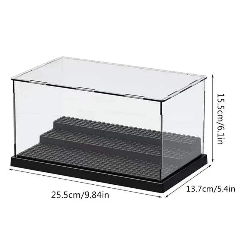 Acrylic Transparent Display Box Building Blocks Model Assemble Dust Cover Figures Toys Protection Showcase Compatible With Brand - ToylandEU