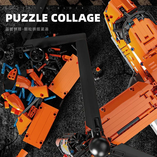 MOC Airplane Building Blocks DIY Educational Model Kit - ToylandEU