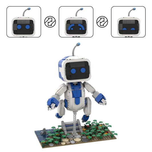 MOC Astro Bot Model Building Blocks Cosmic Adventure Game Building Bricks MOC - ToylandEU