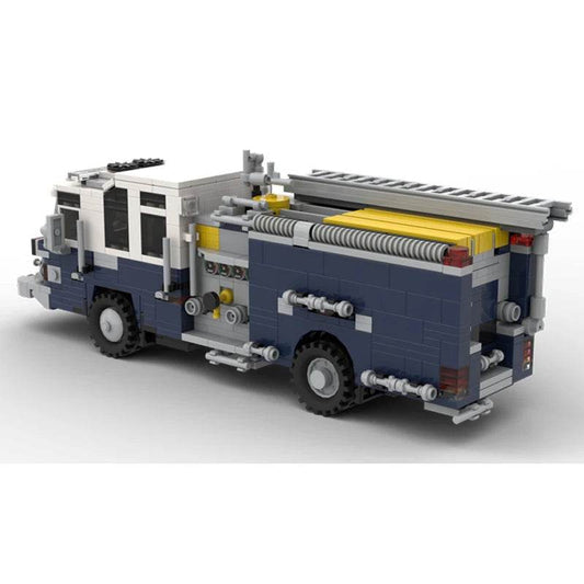 MOC Building Blocks Pierce Quantum Pumper Fire Truck 830PCS Building Bricks MOC - ToylandEU