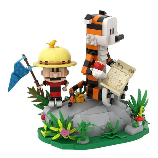 MOC Calvined and Hobbes Model Building Block Building Bricks MOC Gift - ToylandEU™