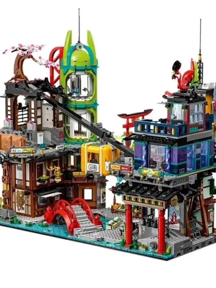 MOC City Markets Model Building Blocks 71799 Desk Decoration Toys - ToylandEU™