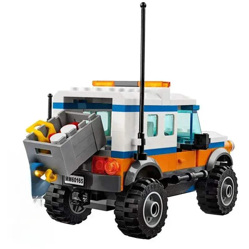 MOC City Series Off Road 4x4 Trailer Blocks Educational Gift - ToylandEU